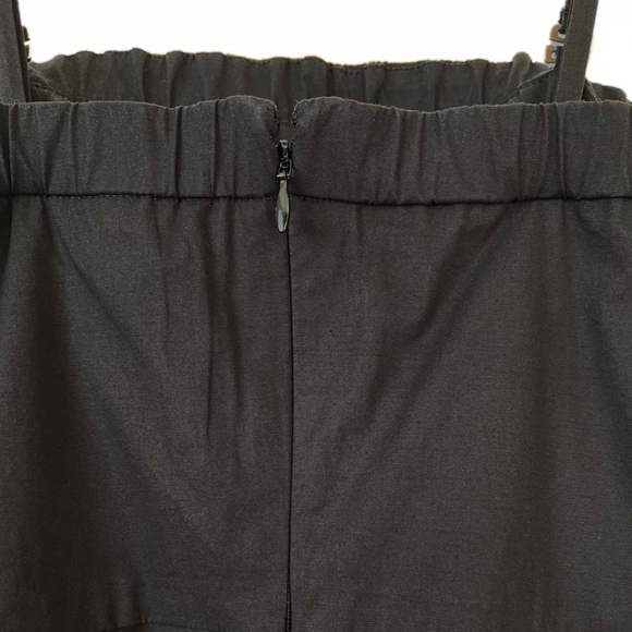 Theory Black Spaghetti Strap Midi Dress - Picture 14 of 16